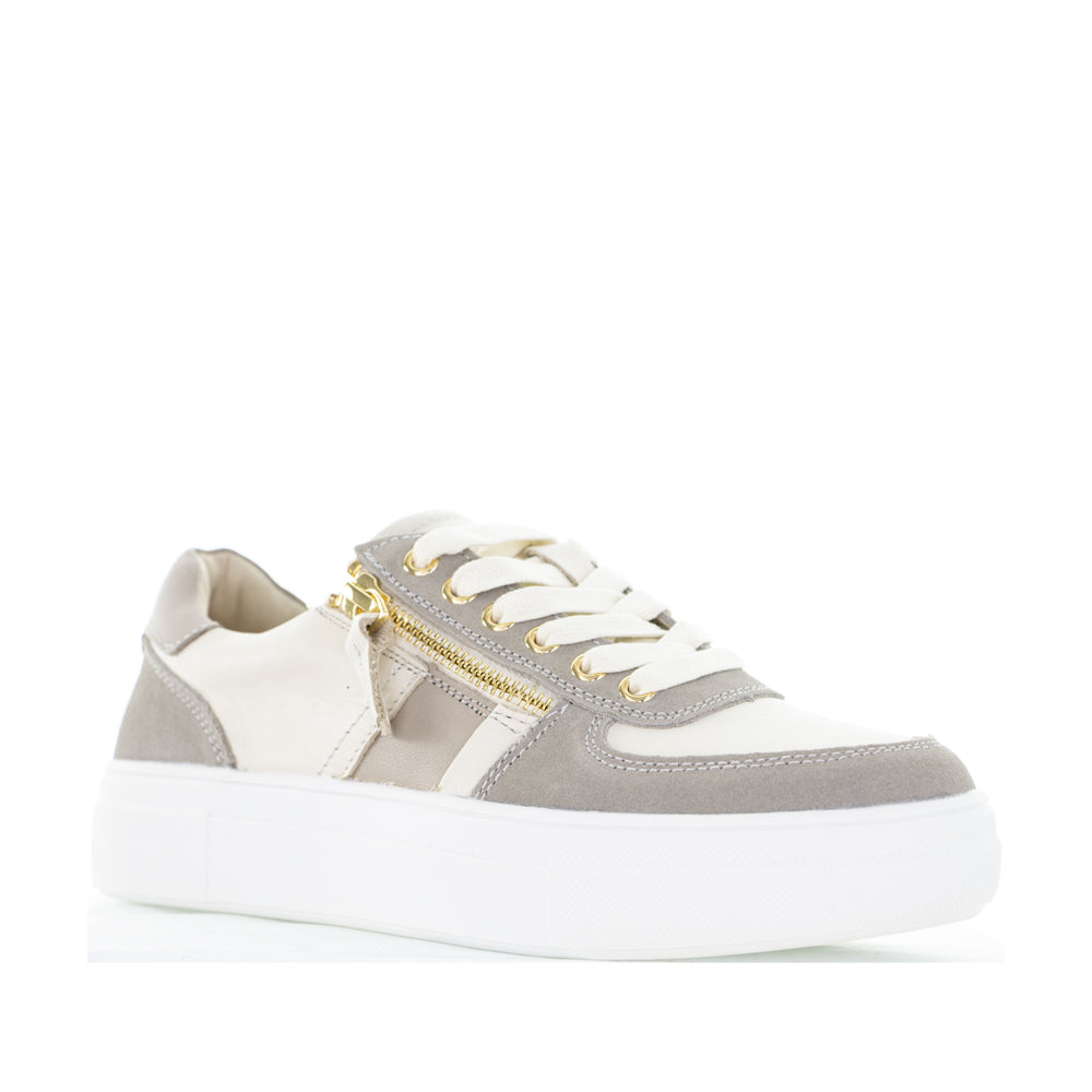 ALFIE & EVIE MILLER CREAM DK STONE - Women sneakers - Collective Shoes 