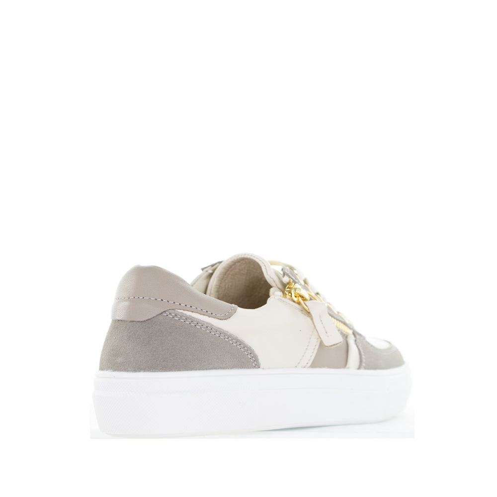 ALFIE & EVIE MILLER CREAM DK STONE - Women sneakers - Collective Shoes 