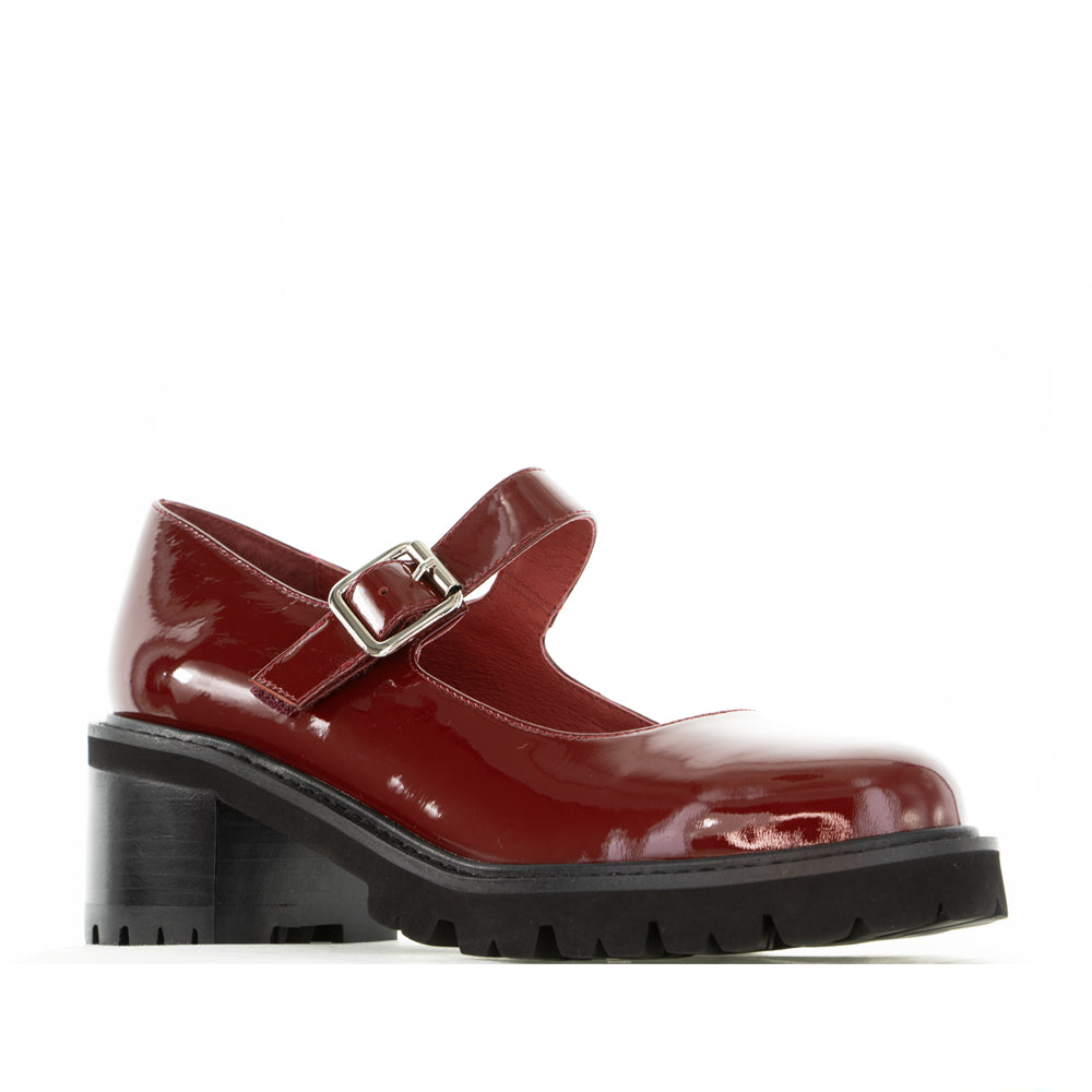 DJANGO & JULIETTE MIRRIAM DK RED - Women Heels - Collective Shoes 
