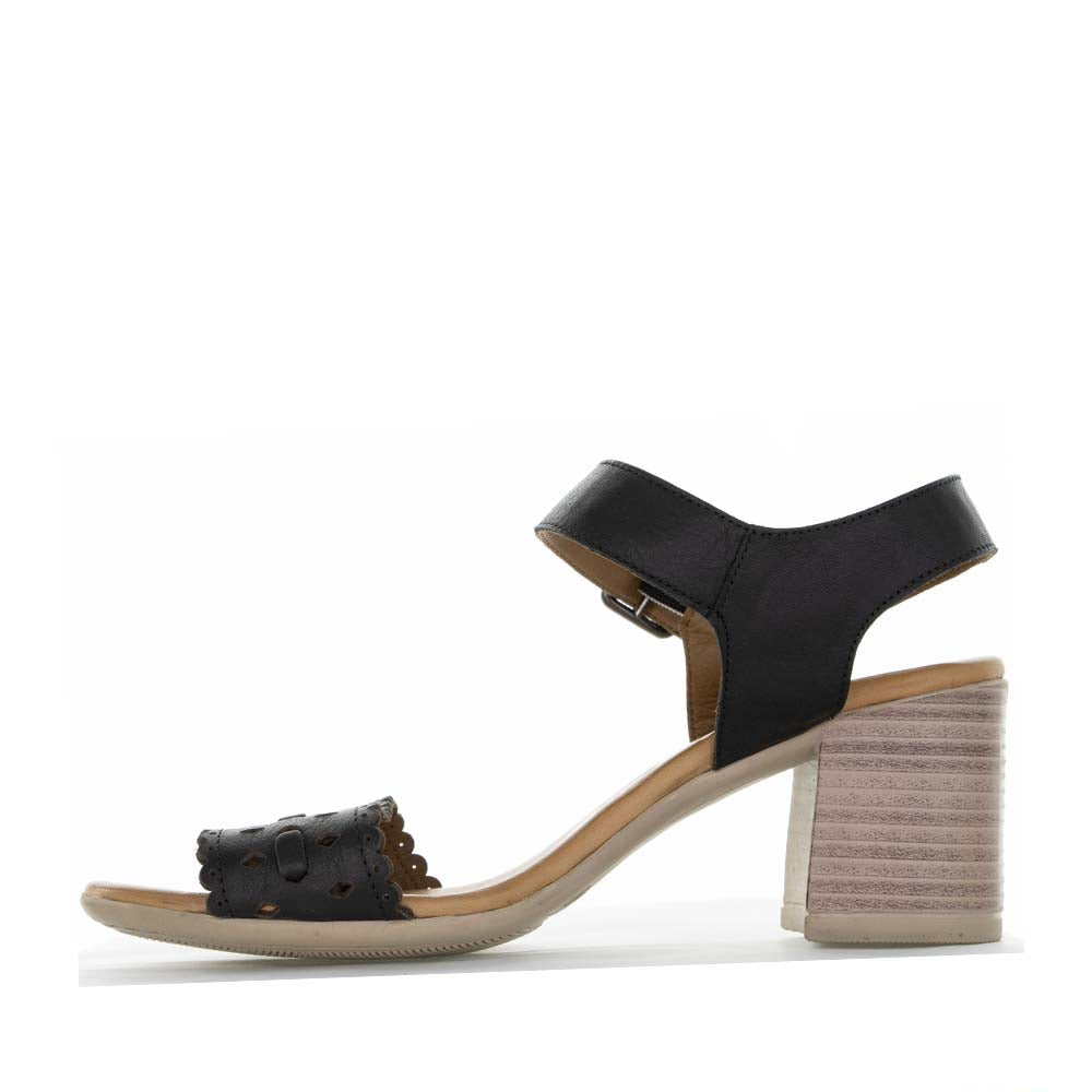 LESANSA MIST BLACK - Women Sandals - Collective Shoes 