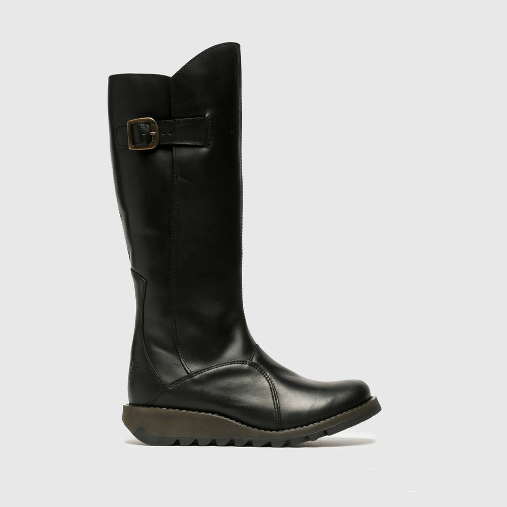 FLY LONDON MOL BLACK - Women High Boots - Collective Shoes 