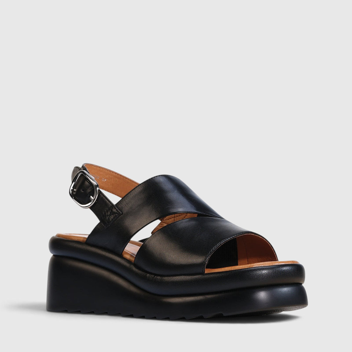 EOS MENTAS BLACK - Women Sandals - Collective Shoes 