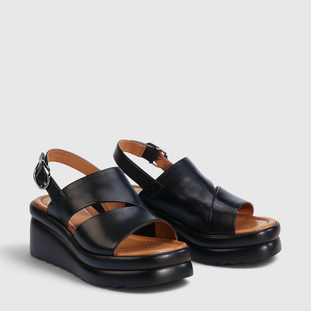 EOS MENTAS BLACK - Women Sandals - Collective Shoes 