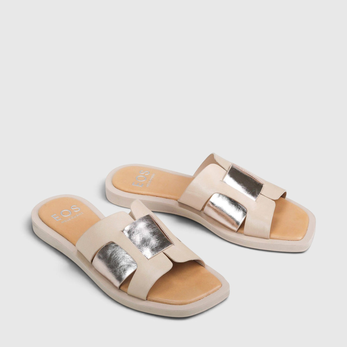 EOS MISAKI NUDE - Women Slides - Collective Shoes 