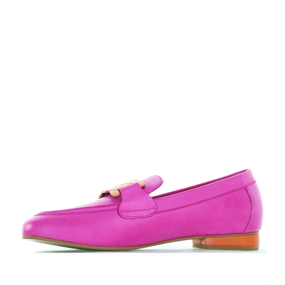 NAKED ARCHES JAP FUCHSIA ORANGE - Women Loafers - Collective Shoes 