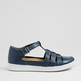 ZIERA DIANEY NAVY WHITE - Women Sandals - Collective Shoes 