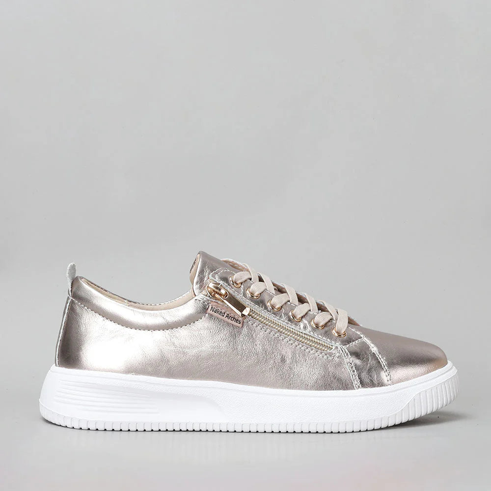 NAKED ARCHES NELLY CHAMPAGNE - Women sneakers - Collective Shoes 
