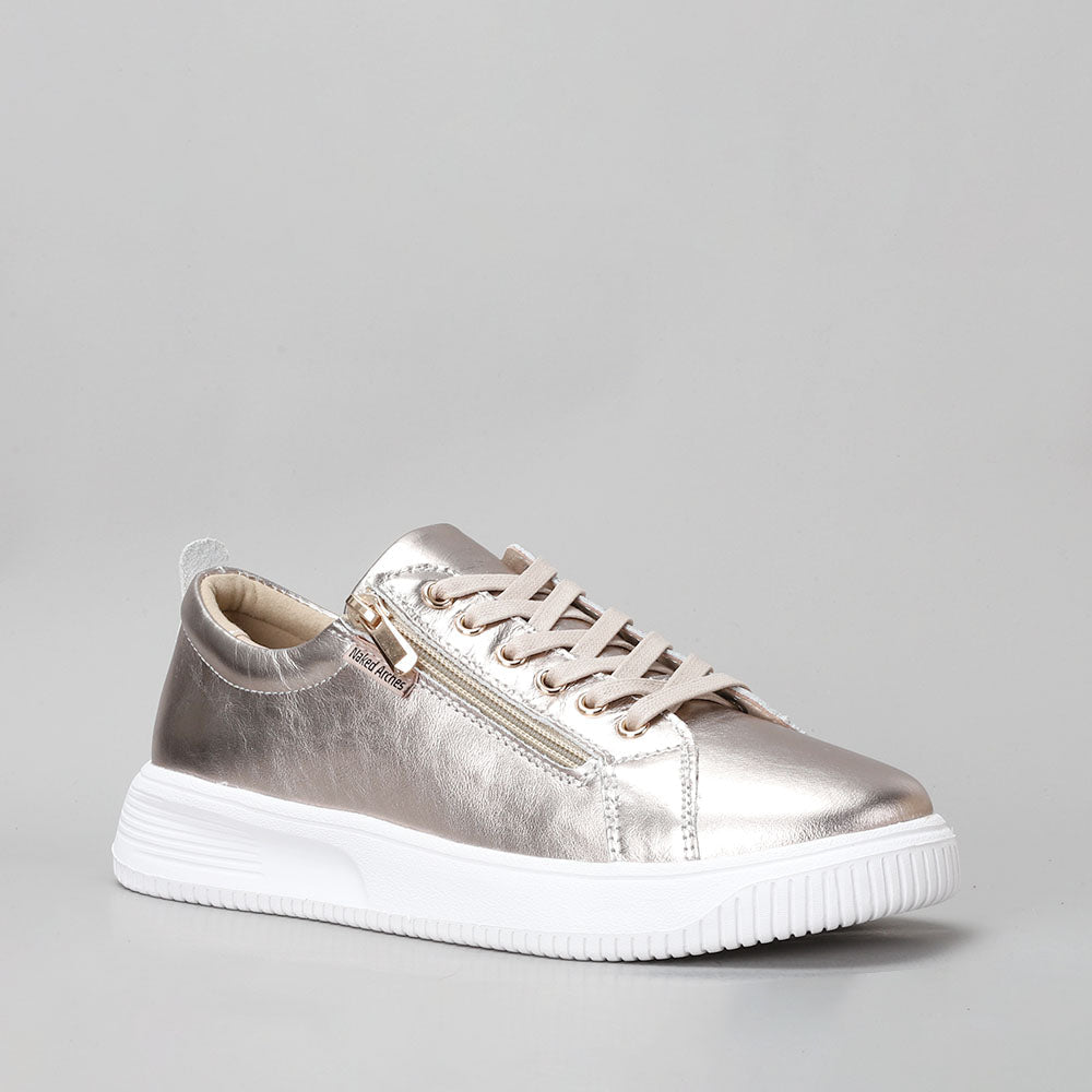 NAKED ARCHES NELLY CHAMPAGNE - Women sneakers - Collective Shoes 