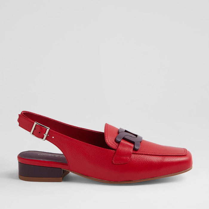 DJANGO & JULIETTE BOSSYS NEW RED PURPLE - Women Sandals - Collective Shoes 