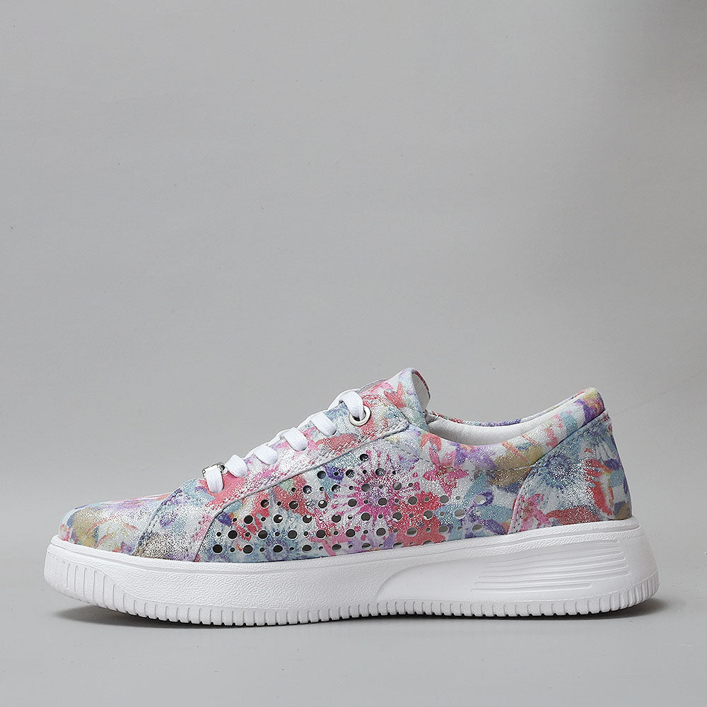 NAKED ARCHES NOBLE FUCHSIA FLORAL - Women Sneakers - Collective Shoes 