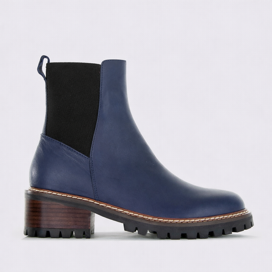 LE SANSA ZINA NAVY - Women Boots - Collective Shoes 