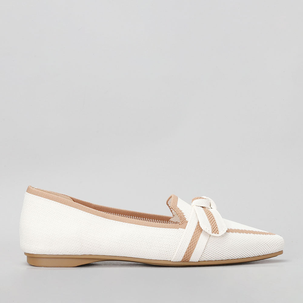 LE SANSA OLA CREAM NUDE - Women Loafers - Collective Shoes 