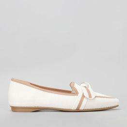 LE SANSA OLA CREAM NUDE - Women Loafers - Collective Shoes 