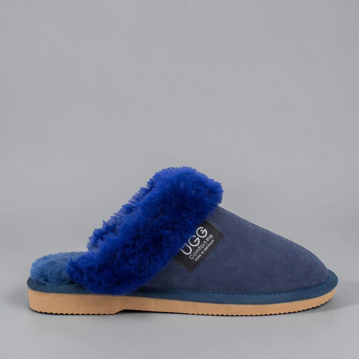 UGG COMFORT ME WOMBAT NAVY - Women slippers - Collective Shoes 