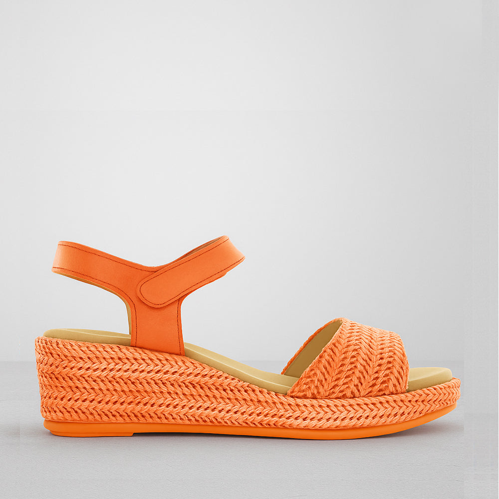 LE SANSA PILIA ORANGE - Women Sandals - Collective Shoes 