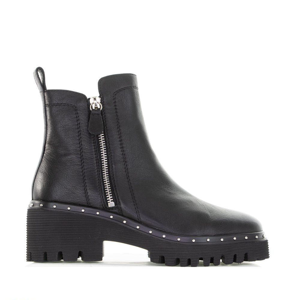 DJANGO & JULIETTE OSPOTT BLACK SILVER - Women Boots - Collective Shoes 