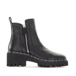 DJANGO & JULIETTE OSPOTT BLACK SILVER - Women Boots - Collective Shoes 
