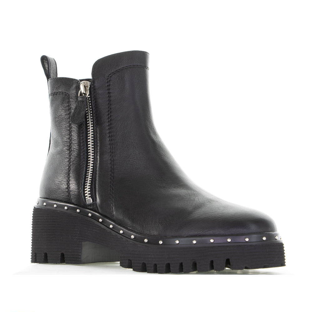 DJANGO & JULIETTE OSPOTT BLACK SILVER - Women Boots - Collective Shoes 