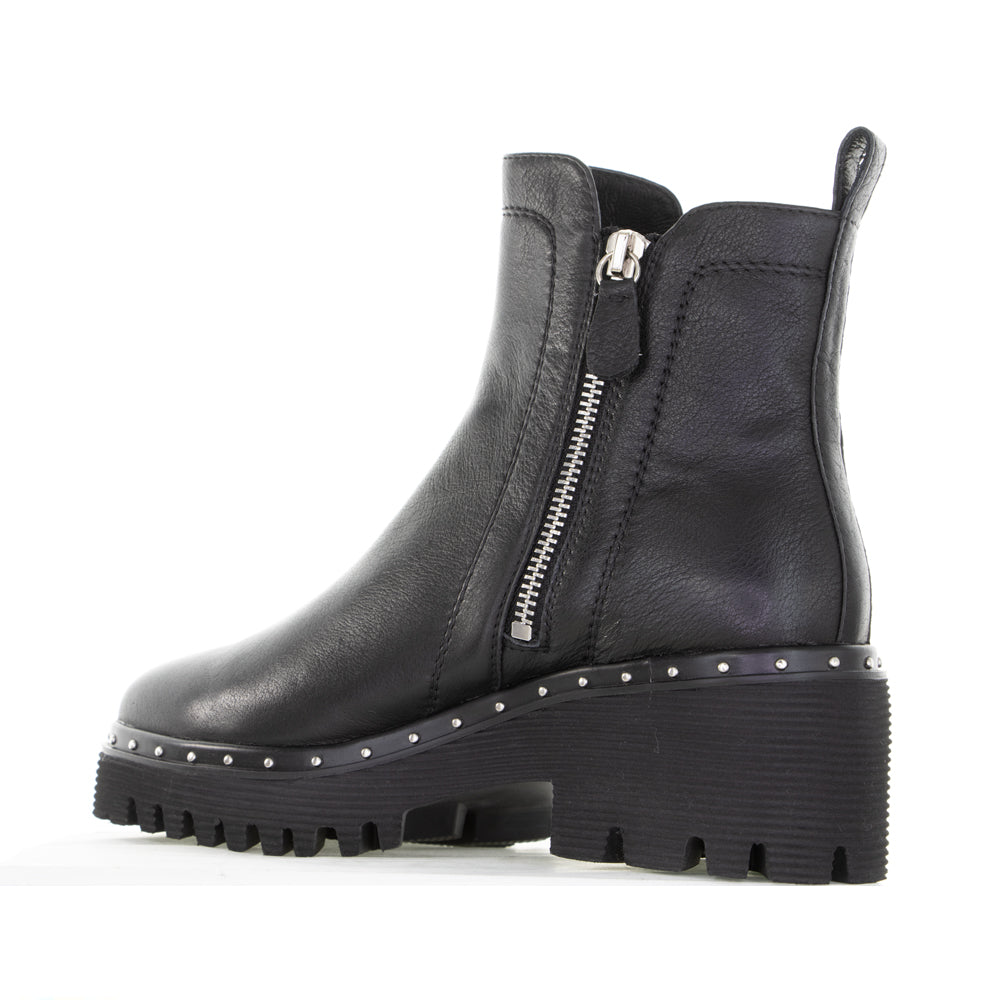DJANGO & JULIETTE OSPOTT BLACK SILVER - Women Boots - Collective Shoes 