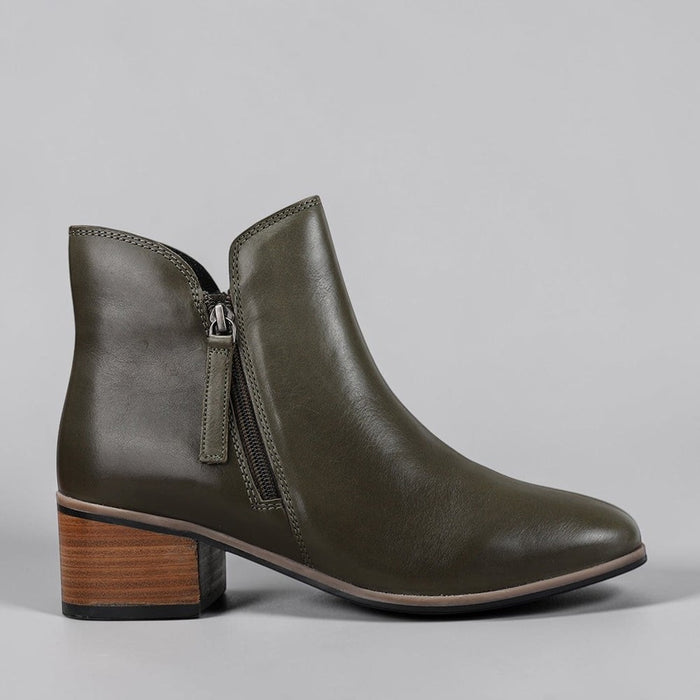 LE SANSA OXLEY OLIVE - Women Boots - Collective Shoes 