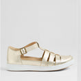Load image into Gallery viewer, ZIERA DIANEY PALE GOLD WHITE - Women Sandals - Collective Shoes 
