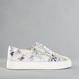 ZIERA PAMELA WHITE FIELDS - Women sneakers - Collective Shoes 