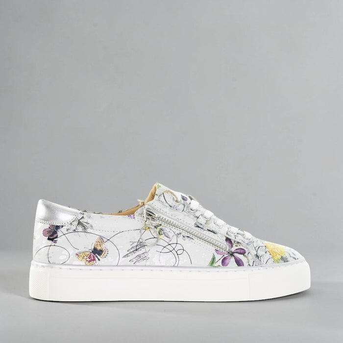 ZIERA PAMELA WHITE FIELDS - Women sneakers - Collective Shoes 