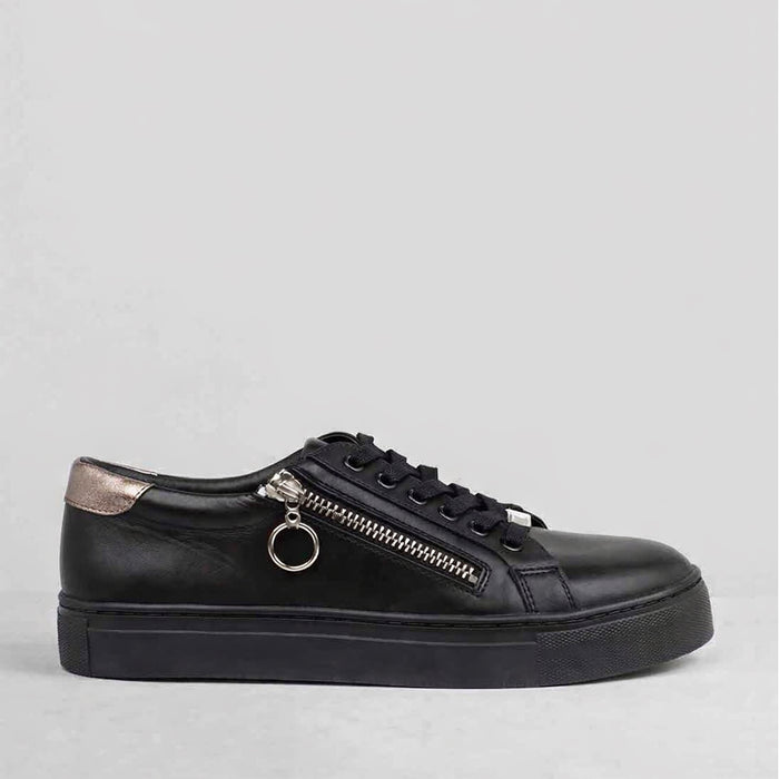 ZIERA PAMELA BLACK/PEWTER - Women sneakers - Collective Shoes 