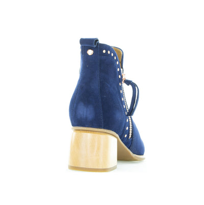 BRESLEY PANACHE NAVY SUEDE - Women Boots - Collective Shoes 