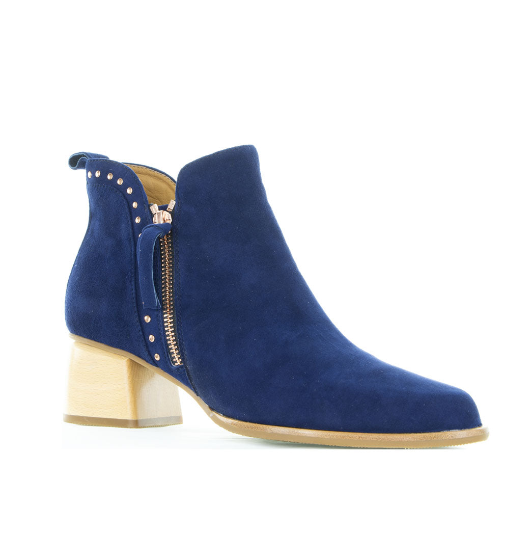 BRESLEY PANACHE NAVY SUEDE - Women Boots - Collective Shoes 