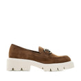 Load image into Gallery viewer, TAMARA LONDON PARGO DK TAN SUEDE - Women Loafers - Collective Shoes 
