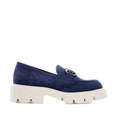 Load image into Gallery viewer, TAMARA LONDON PARGO NAVY SUEDE - Women Loafers - Collective Shoes 
