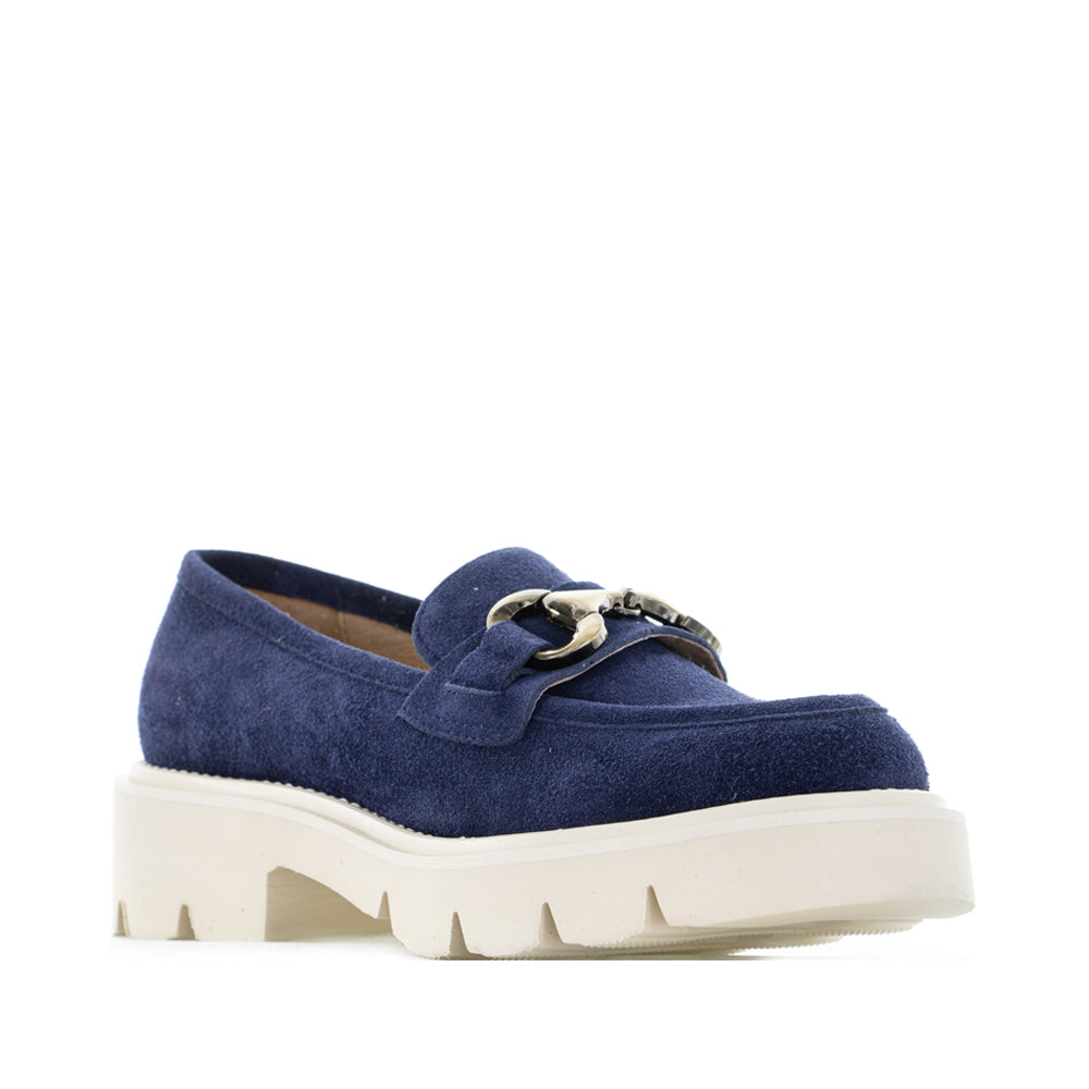 TAMARA LONDON PARGO NAVY SUEDE - Women Loafers - Collective Shoes 