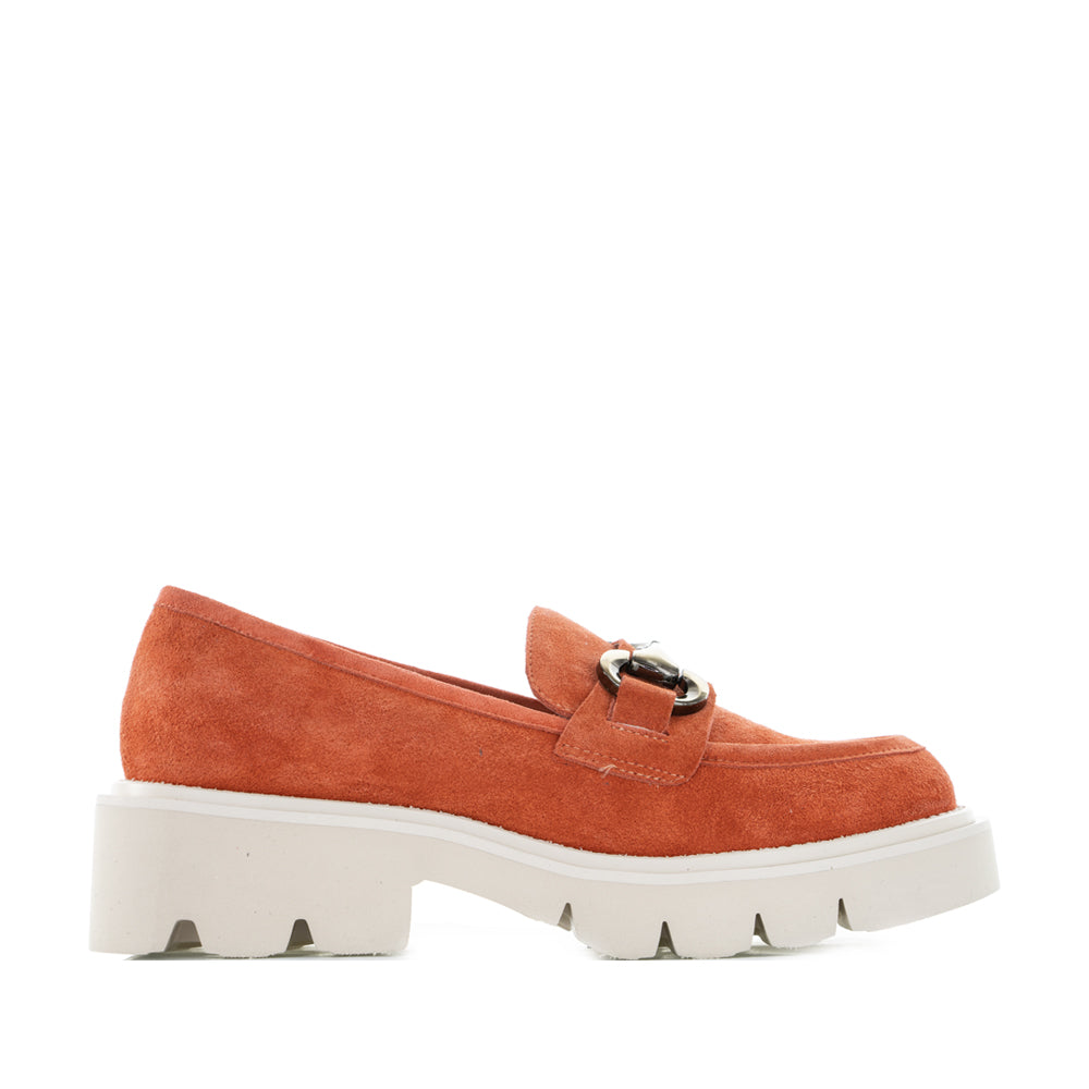 TAMARA LONDON PARGO BURNT ORANGE SUEDE - Women Loafers - Collective Shoes 