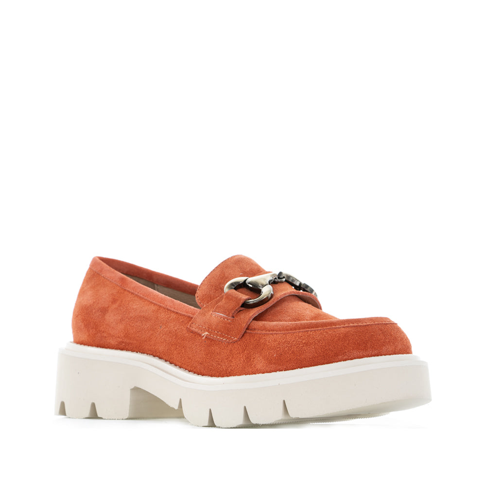 TAMARA LONDON PARGO BURNT ORANGE SUEDE - Women Loafers - Collective Shoes 