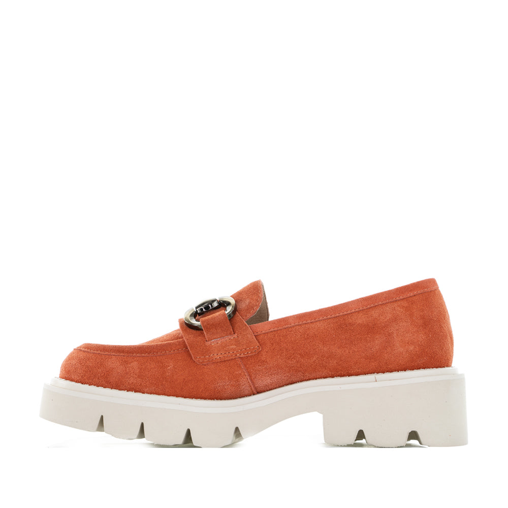 TAMARA LONDON PARGO BURNT ORANGE SUEDE - Women Loafers - Collective Shoes 