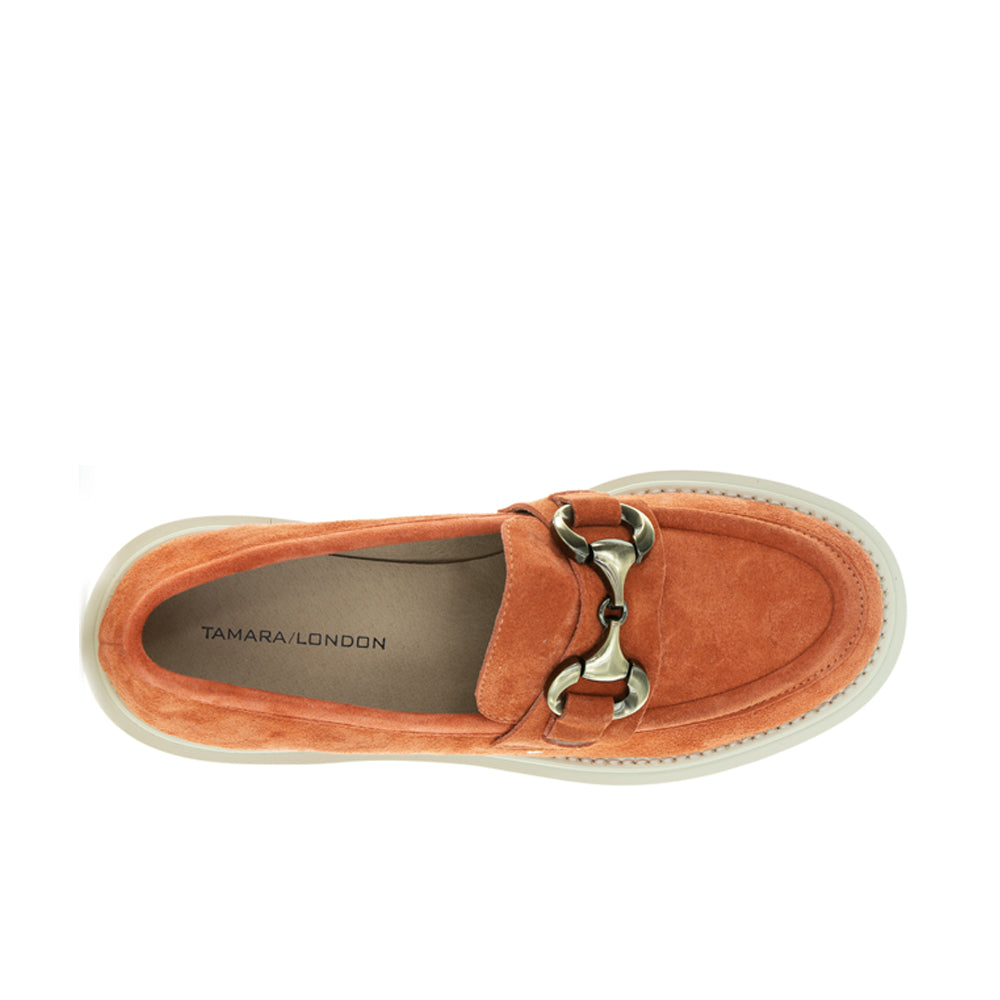 TAMARA LONDON PARGO BURNT ORANGE SUEDE - Women Loafers - Collective Shoes 