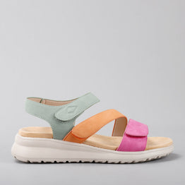 CC RESORTS PERSHING FUCHSIA/TAN/SAGE