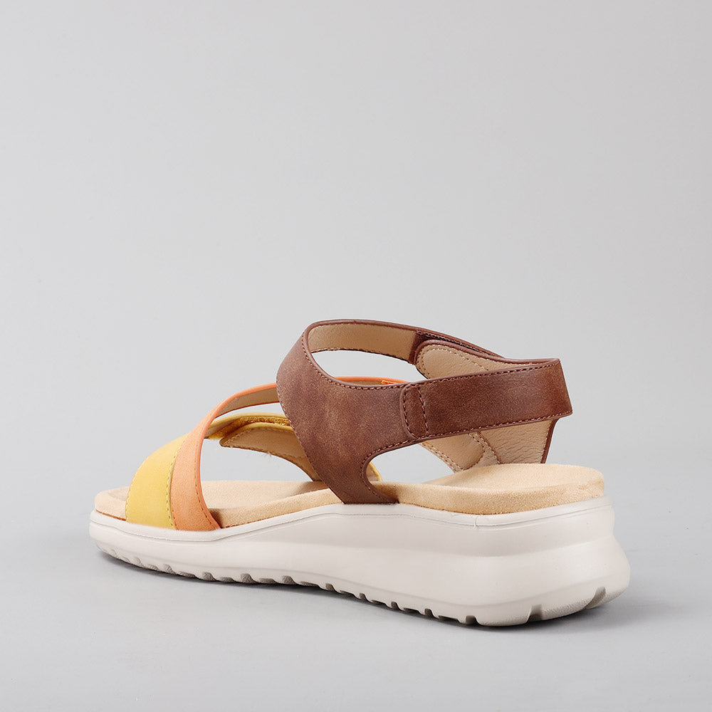 CC RESORTS PERSHING MUSTARD/TAN/COFFEE