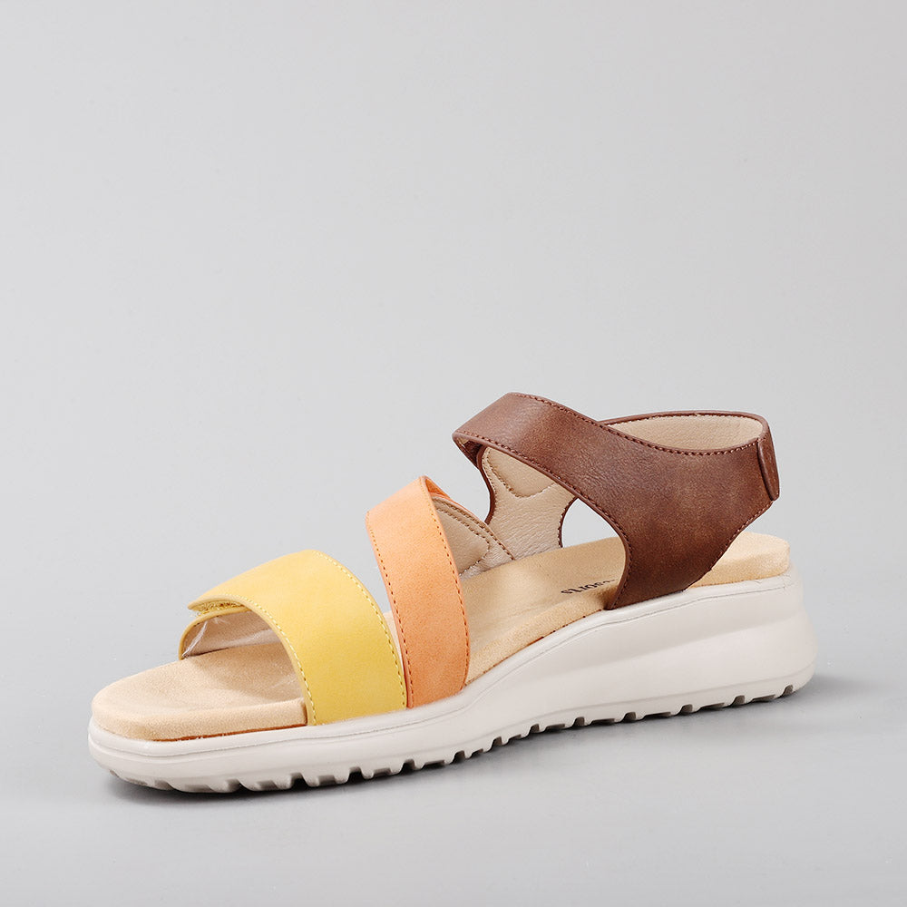CC RESORTS PERSHING MUSTARD/TAN/COFFEE
