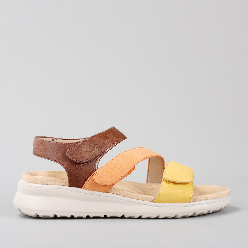 CC RESORTS PERSHING MUSTARD/TAN/COFFEE