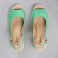 Load image into Gallery viewer, LE SANSA PETUNIA FERN GREEN - Women Sandals - Collective Shoes 
