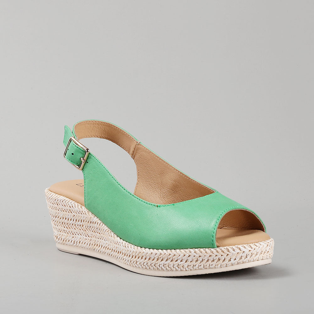 LE SANSA PETUNIA FERN GREEN - Women Sandals - Collective Shoes 