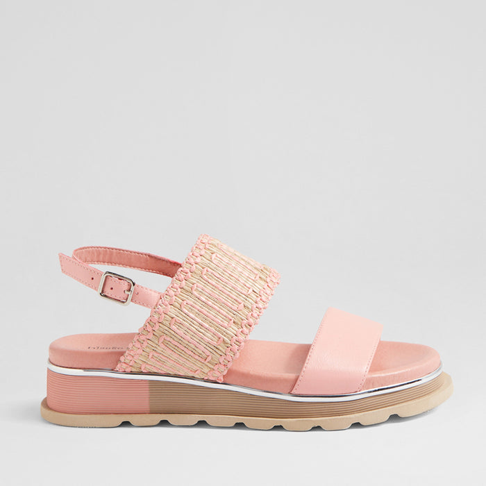 DJANGO & JULIETTE CORSETT PINK - Women Sandals - Collective Shoes 