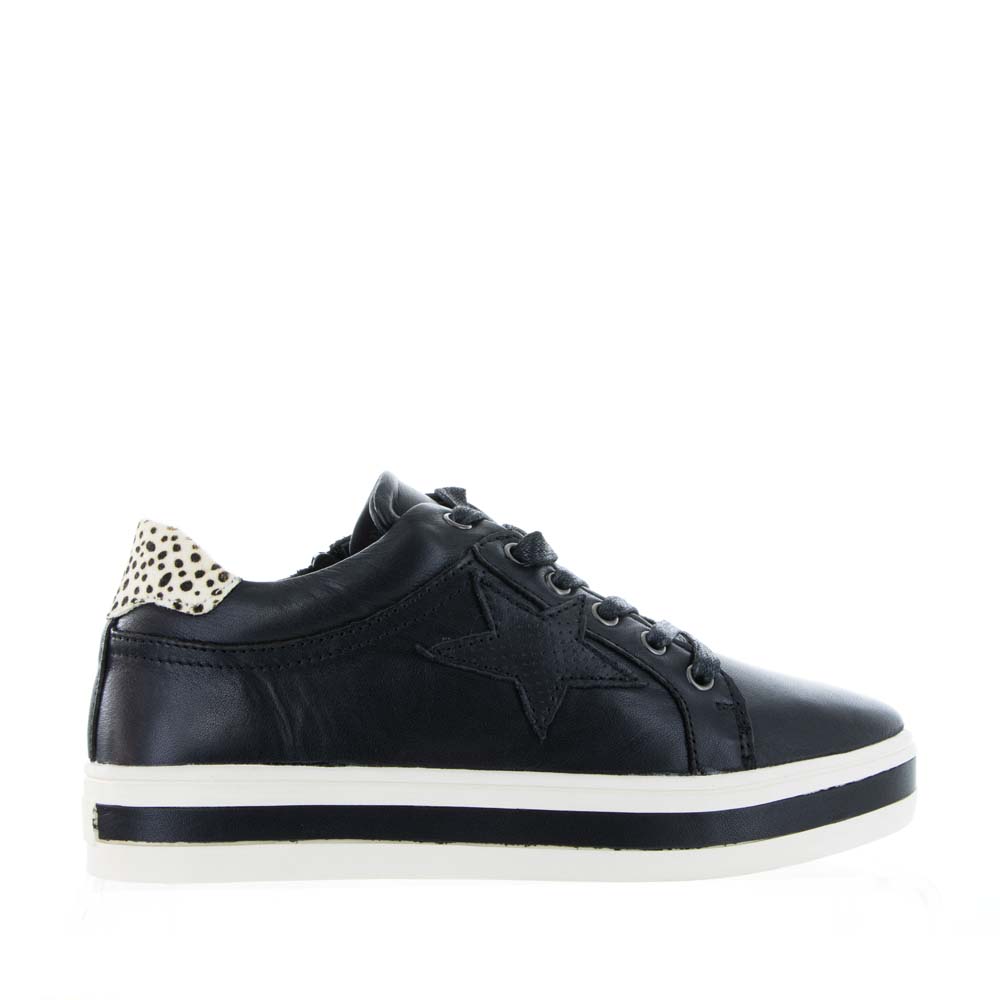 ALFIE & EVIE PLUMBER BLACK CHEETAH - Women sneakers - Collective Shoes 