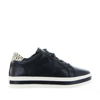 ALFIE & EVIE PLUMBER BLACK CHEETAH - Women sneakers - Collective Shoes 