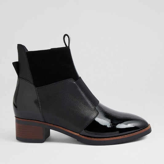 DJANGO & JULIETTE TRAIGS BLACK - Women Boots - Collective Shoes 
