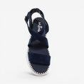 Load image into Gallery viewer, MINX PALAZO NAVY SUEDE
