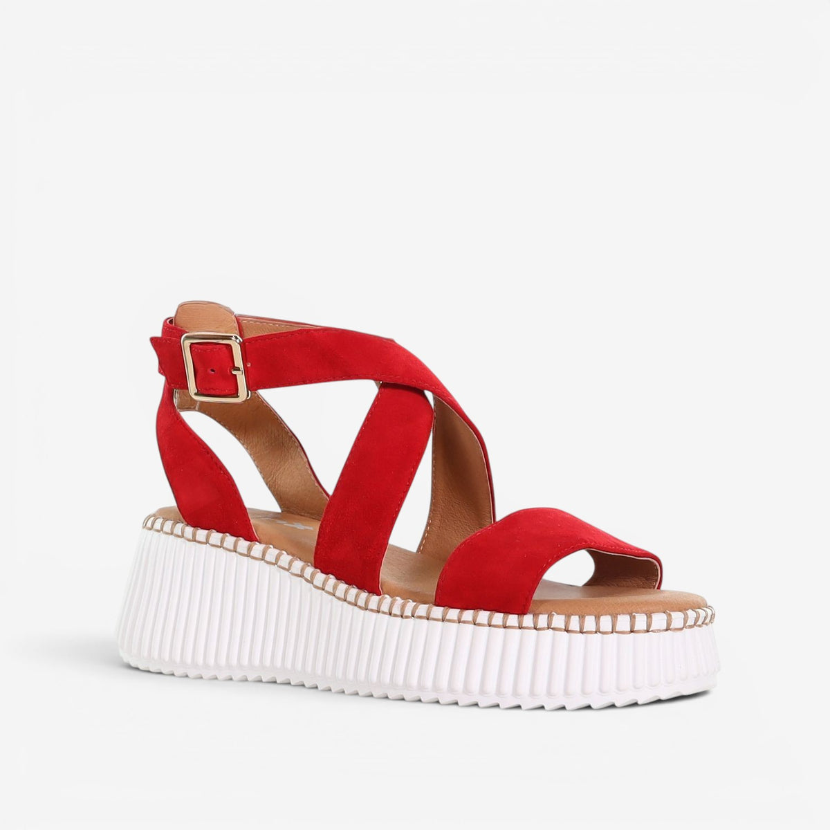MINX PALAZO RED SUEDE