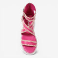 Load image into Gallery viewer, MINX PLAZA WOVEN RASBERRY RAFFIA
